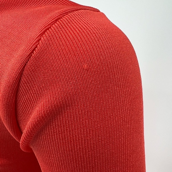 Victoria Beckham Orange Fit and Flare Backless Dress Size 2 - Picture 7 of 13